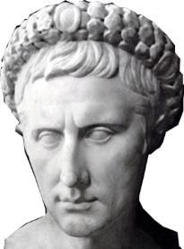 grs: M: 20 mm; C: Ceca móvil lo más probable en Hispania. F: 46-45 a.d.n.e. CESAR AUGUSTO Gaius Iulius Caesar Octavianus.