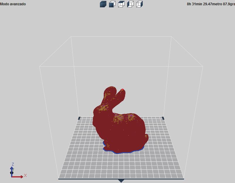 3. Impresión (funciones básicas) Explicación de los pasos para imprimir el modelo 3D