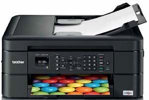 IMPRESORA MULTIFUNCIÓN BROTHER MFCJ480DW Impresora 4 en 1 (impresora, fax, copiadora y escáner) con múltiples opciones de conectividad.