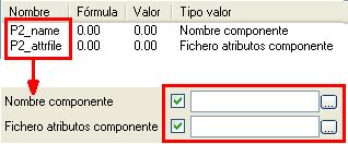 Opción Nombre componente Archivo atributos componente Descripción Use Nombre componente para sustituir un sub-componente dentro de un componente personalizado por otro subcomponente.