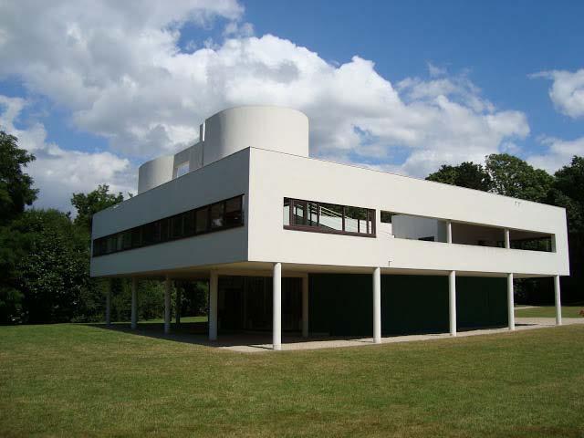 Villa Savoye Poissy, Afueras de Paris Construida en 1929 Tambien llamada Les Heures Claires Los Savoye eligieron el taller de Le Corbusier y Pierre Jeanneret después de