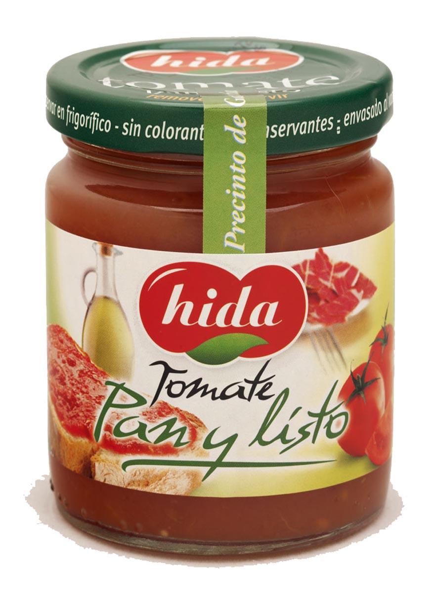 TOMATE PAN Y LISTO Elaborado a partir de las mejores variedades de tomates frescos, aceite de oliva