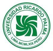 UNIVERSIDAD RICARDO PALMA FACULTAD DE INGENIERÍA I.