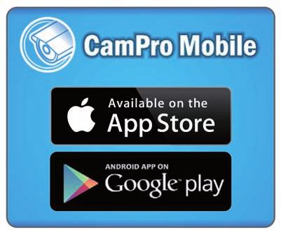 APPS para dispositivos móviles AirLive provee la APP CamPro Mobile para dispositivos ios/android, de modo que usted puede visualizar varias cámaras IP AirLive desde su dispositivo móvil.