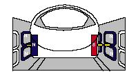 Principio de guía lateral Principio de propulsión Las bobinas de levitación están conectadas de frente entre ellas en la parte baja del riel, generando un anillo magnético.