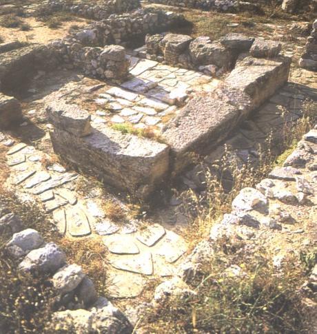 excavaciones desde 1966 han descubierto los restos de un palacio minoico