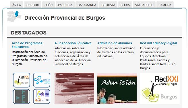 Recopilación de la normativa asociada a la LOMCE publicada hasta la fecha: Dirección Provincial de Burgos A.