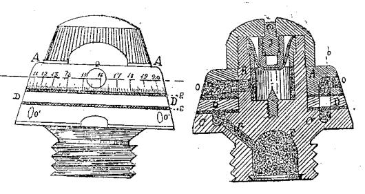 1874 En 1891, la Colección legislativa refleja la adopción de dos nuevos modelos de espoleta de tiempos.