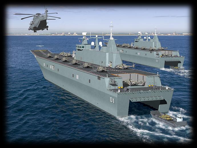 Trabajos de referencia N A V A L Navantia Ferrol, Instalación Eléctrica y de Comunicaciones en los dos buques fabricados para la Armada Australiana: ALHD CANBERRA y ALHD