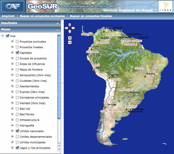 Planificación II Etapa GeoSUR (www.iirsa.org/geosur.