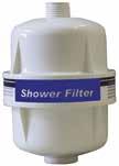 GAC-40 93/4 305061 C 1 FILTRO AQUA-SHOWER Filtro para ducha para la eliminación del cloro, contaminantes orgánicos (THM, etc.). Cuerpo en polipropileno reforzado color blanco.