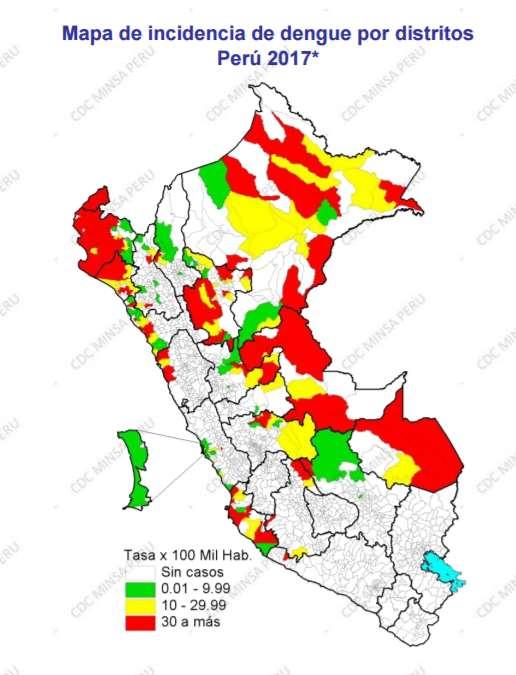 ANEXO N 02 Mapa de incidencia de Dengue Distribución: Casa de
