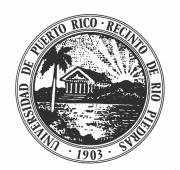 UNIVERSIDAD DE PUERTO RICO RECINTO DE RÍO PIEDRAS SENADO ACADÉMICO Propuesta de un Nuevo Presentada por el Comité de Asuntos Estudiantiles (Considerada por el Senado Académico en los Años Académicos