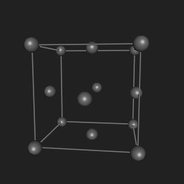 CRISTALES MOLECULARES Cada celda unidad contiene una o varias moléculas (o átomos) separadas. El empaquetamiento depende del tipo de molécula (polar, no polar, con enlaces de hidrógeno.