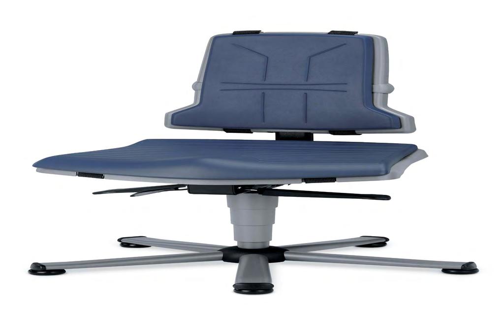 La excelente ergonomía anatómica y sus funciones individuales así como una amplia selección de mecanismos hacen de Sintec una silla de trabajo ideal para cada situación.