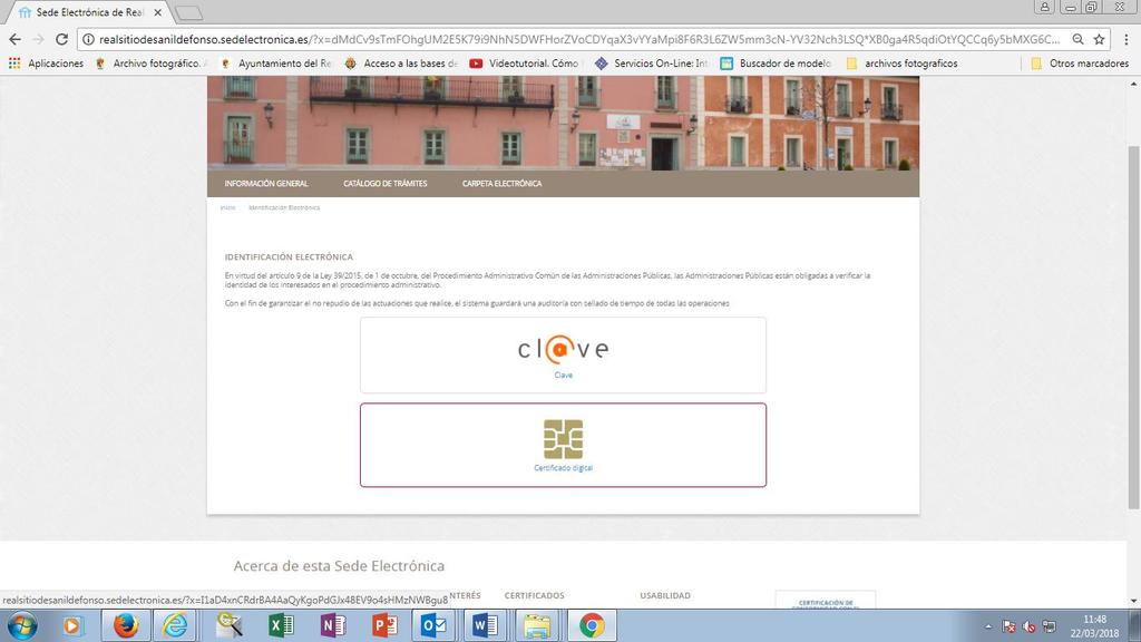 Manual de usuario sede electrónica del Ayuntamiento del Real Sitio de San Ildefonso.