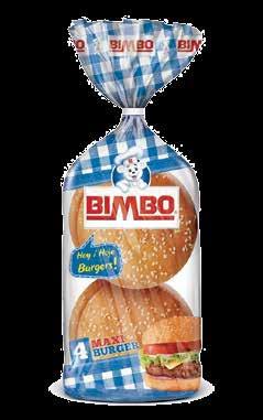 Maxi Burger BIMBO 4 ud.