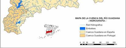 148 km², de las que un 83% (55.528 km 2 ) está en España y un 17% (11.620 km 2 ) en Portugal.