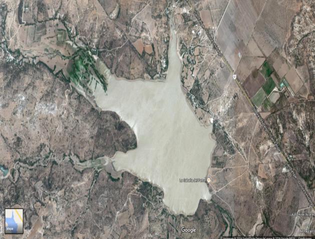 Imagen Satelital que nos muestra la Presa
