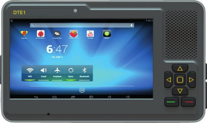 Fix-mount Device Models La tablet basada en Android DTE1 se ofrece en dos configuraciones: Modelo Base y All-in -One.