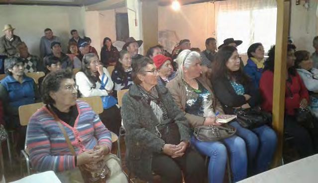 Dialogo Inicial con Agricultores de la Comunidad de Rastrojos Comuna de San Javier.