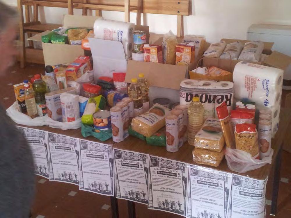 Desde 2013 nuestra colaboración con el Banco de Alimentos de Segovia, ha servido para recoger donaciones de la
