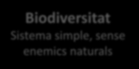Biodiversitat Sistema simple, sense