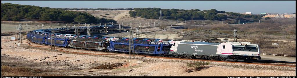Transporte ferroviario internacional 2014 Mercado (Mio.