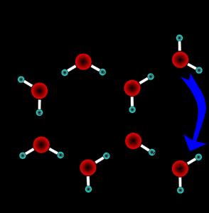 1.1 La molécula de agua La molécula de agua se forma por la unión covalente (se comparten electrones) de dos átomos de hidrógeno con un átomo central de oxígeno lo que da como resultado una
