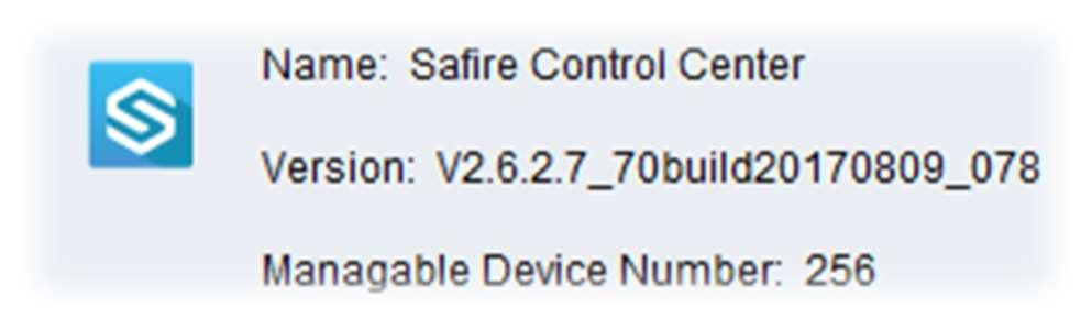4.1 Configuración básica Safire Control Center Para poder visualizar los datos a través de la aplicación Safire