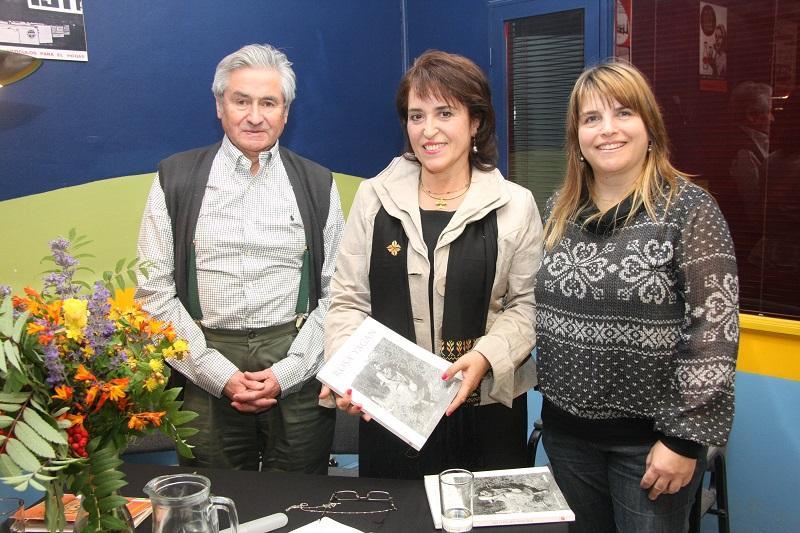 Con el profesor Fulvio Molteni y la arqueóloga Flavia