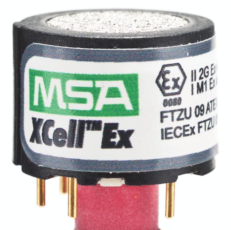 Cada Sensor XCell es fabricado por MSA con un microchip ASIC patentado e incorporado, que opera el sensor y convierte su lectura en una señal digital.