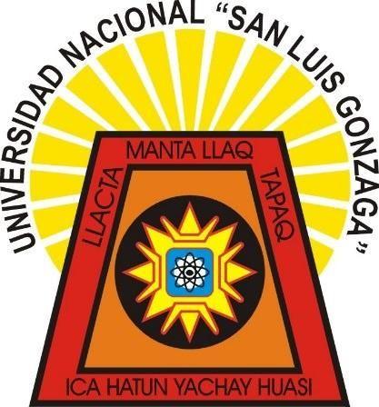 UNIVERSIDAD NACIONAL SAN LUIS GONZAGA DE ICA ESTATUTO 1. Aprobado mediante Resolución N 04-AE/P-UNICA-2015-21 de Agosto del 2015 2.