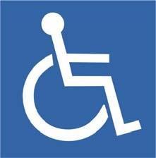 TABLA D 3 Señal que indica la ubicación instalaciones para personas con discapacidad D.