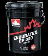 Aceites para engranajes Aceite para engranajes ENDURATEX Industrial para presión extrema ENDURATEX de Petro-Canada es su mejor opción para conjuntos de engranajes industriales cerrados que funcionan