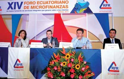 Microfinanzas Herramientas y servicios Foro Fuente: Red Financiera Rural Q uito será sede del XV Foro Ecuatoriano de Microfinanzas, actividad que tiene como objetivo proporcionar a las y los