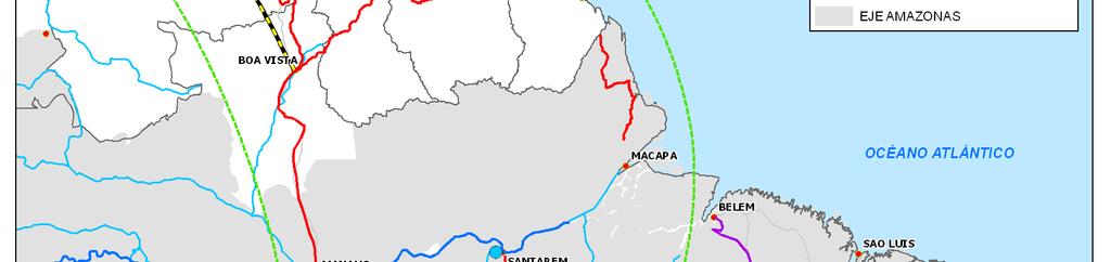 carretera entre Manaos y Boa Vista en territorio