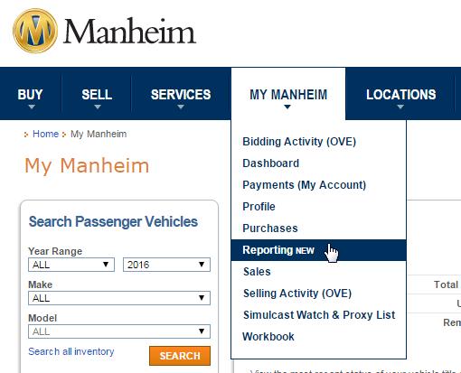 PASO 1: INICIAR SESIÓN EN MANHEIM.COM» Ingrese a Manheim.com.» Ingrese su usuario y contraseña.