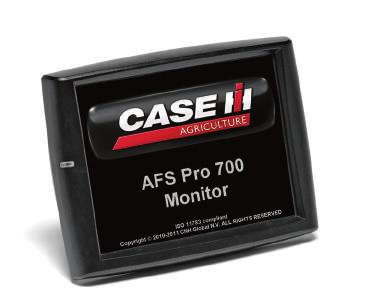 Monitor AFS Pro 700: El monitor AFS Pro 700 cuenta con pantalla táctil y permite realizar un seguimiento del progreso de la cosecha y obtener, instantáneamente, detalles
