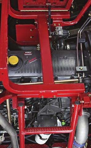 Más potencia, mejor rendimiento Motorización Todos los modelos de cosechadoras de la serie 130 están equipados con los reconocidos motores electrónicos FPT que convierten a estas cosechadoras en