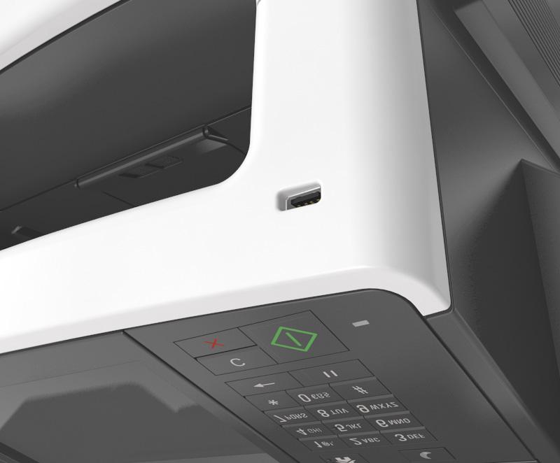 Impresión desde una unidad flash Impresión desde una unidad flash Antes de imprimir un archivo PDF cifrado, se le pedirá que escriba la contraseña del archivo en el panel de control de la impresora.