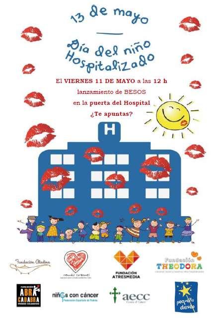 Por cuarto año consecutivo y para celebrar el Día del Niño Hospitalizado La Fundación ATRESMEDIA y 24 entidades más vuelven a inundar de besos los hospitales de toda España La Fundación ATRESMEDIA y