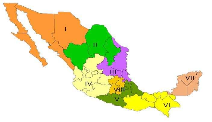 COORDINACIONES REGIONALES DE LA CPA EN MÉXICO Región Entidades Federativas I. Noroeste Baja california, Baja California Sur, Sonora, Sinaloa, Nayarit y Chihuahua. II.