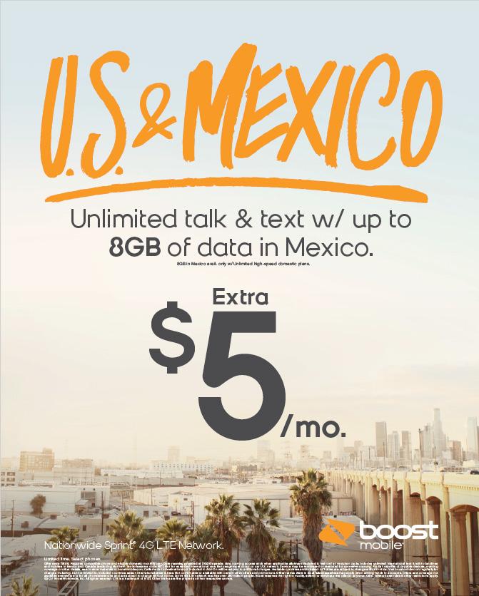 Boost Mobile: El adicional Todo México Plus de $5 con roaming se queda!, continuación.