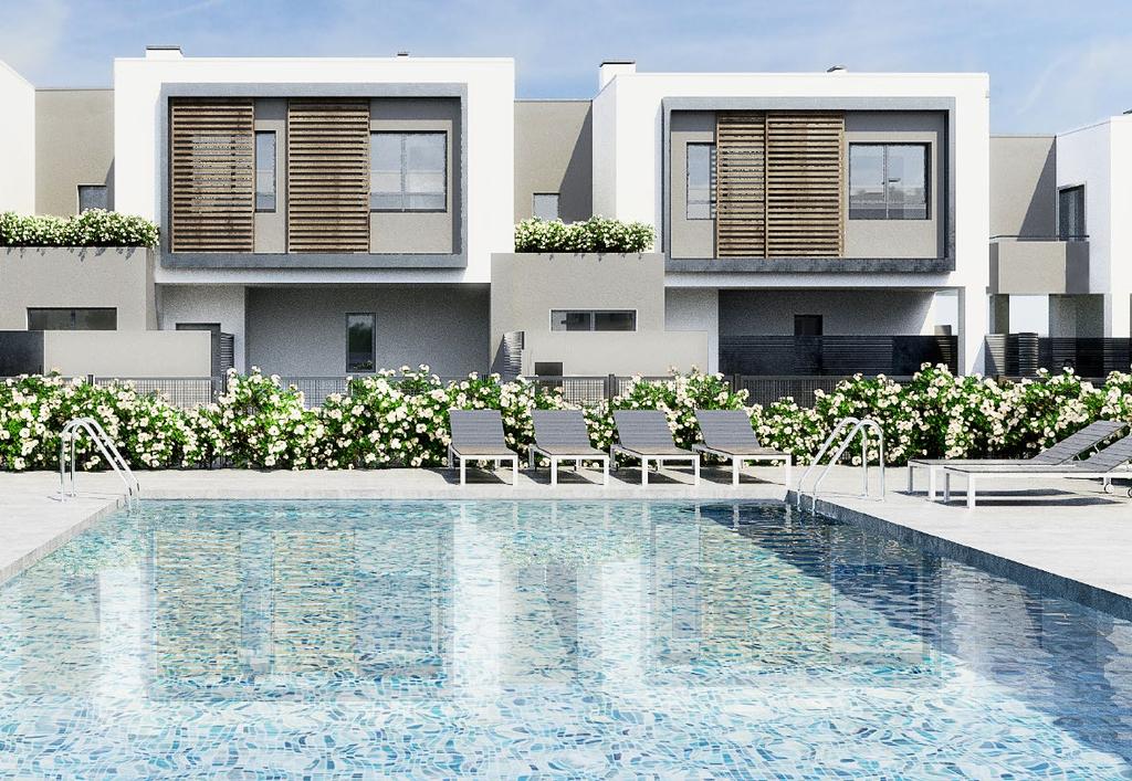 ZONAS COMUNES PROYECTO El residencial cuenta con la exclusividad de una piscina rodeada de zonas verdes y con una construcción estratégicamente planeada y pensada para el disfrute de sus propietarios.