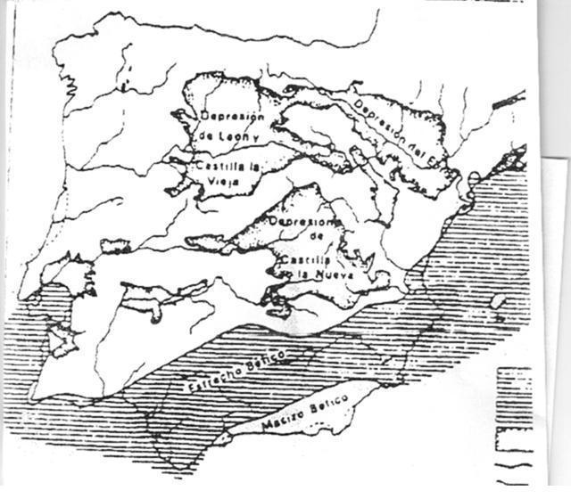 La Península Ibérica durante la Era Terciaria. En la Era Cuaternaria (uno o dos millones de años a la actualidad) estamos ante otro periodo erosivo, por lo que domina el modelado sobre la orogenia.