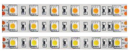 95 /metro TIRAS LED RGB 24V Los precios están indicados por metro lineal de producto Fracción mínima 1 m TLC505020-14,4WRGB24V TLC505065-14,4WRGB24V 10.05 /metro 11.
