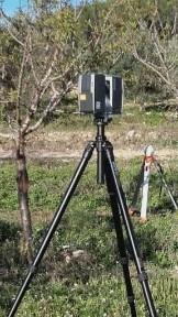 Fotografías por cada árbol Receptor GNSS Leica 1200 GPS