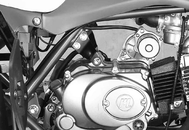 Aceite de motor Controle diariamente el nivel de aceite del motor, antes de conducir su motovehículo.