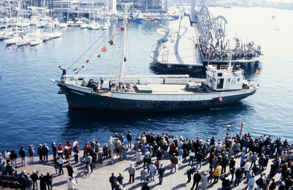 A APUESTA DEL MUSEO MARÍTIMO DE BARCELONA POR LA RECUPERACIÓN DEL PATRIMONIO DE LA MEDITERRANIA El 15 de enero de 1997 el Museo Marítimo de Barcelona adquirió en subasta pública un barco llamado